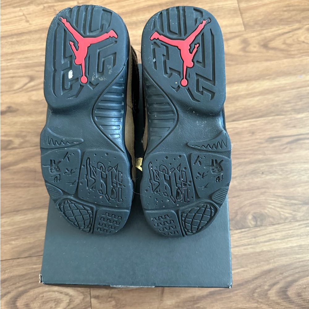 Kids Air Jordan Retro 9 - Olives 🫒 - Picture 6 of 16